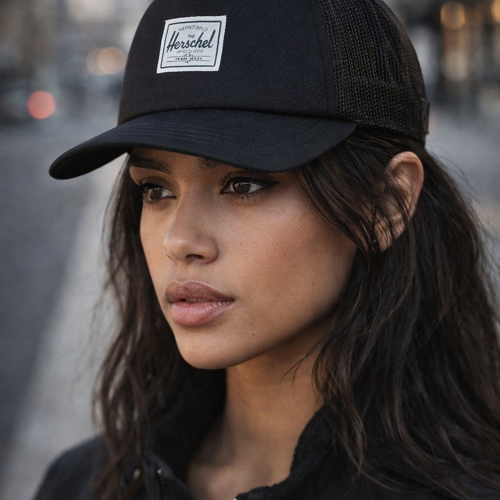 Herschel Supply Company Classic Black Mesh Cap